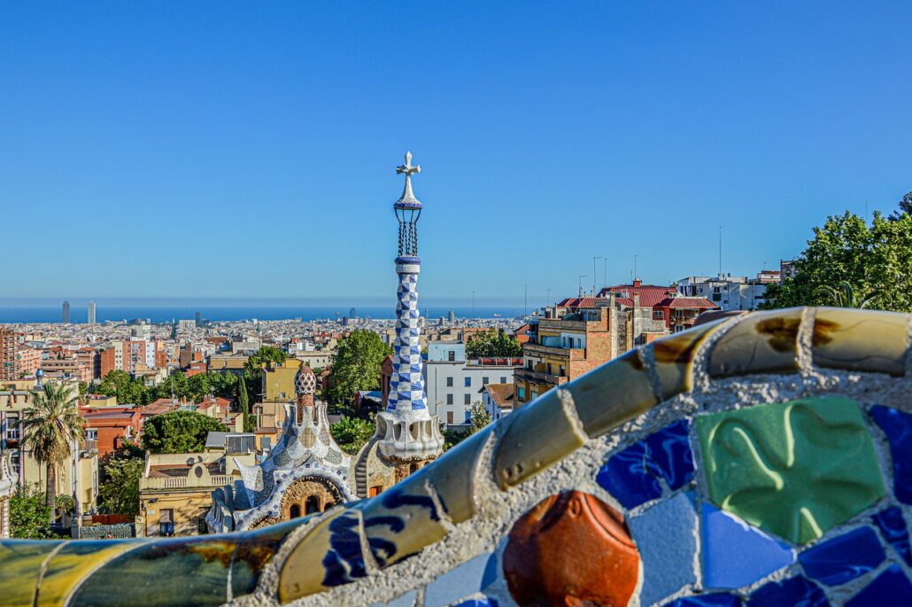 fun, park güell, barcelona