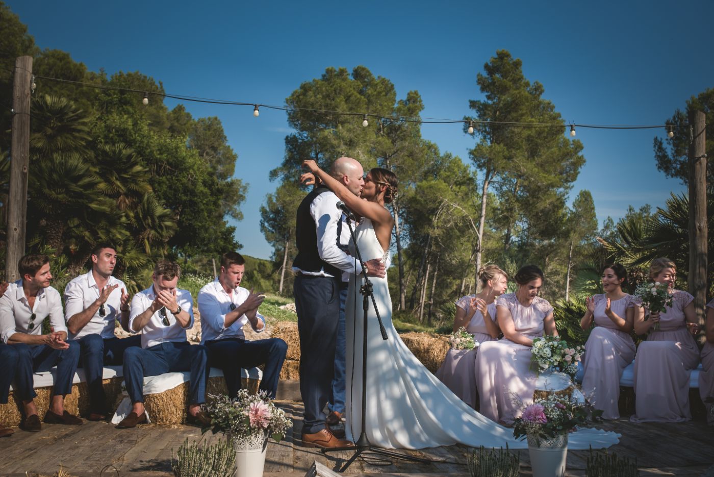 Just Married Barcelona Destination Wedding Sitges