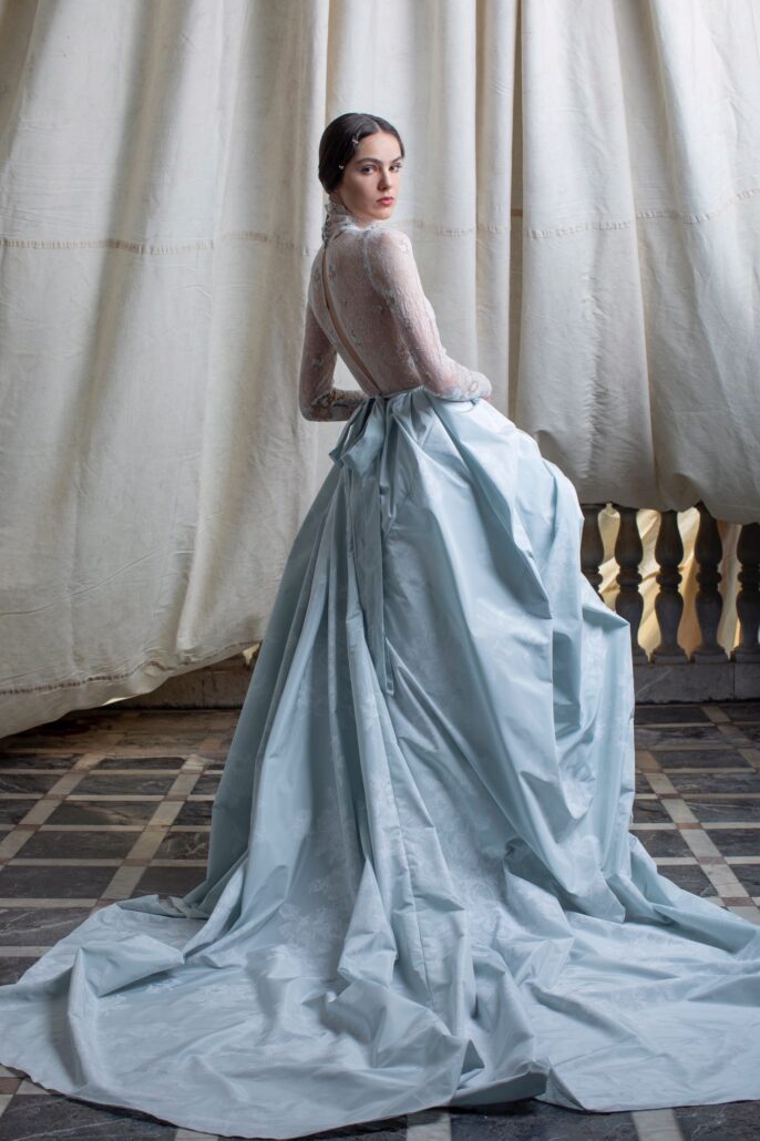 Something Blue Wedding Gown Bride Wedding Dress