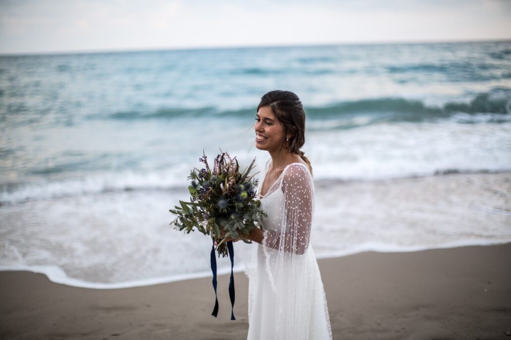 Something Blue Wedding Flowers Bridal Bouquet Ramo de Novia Algo Azul